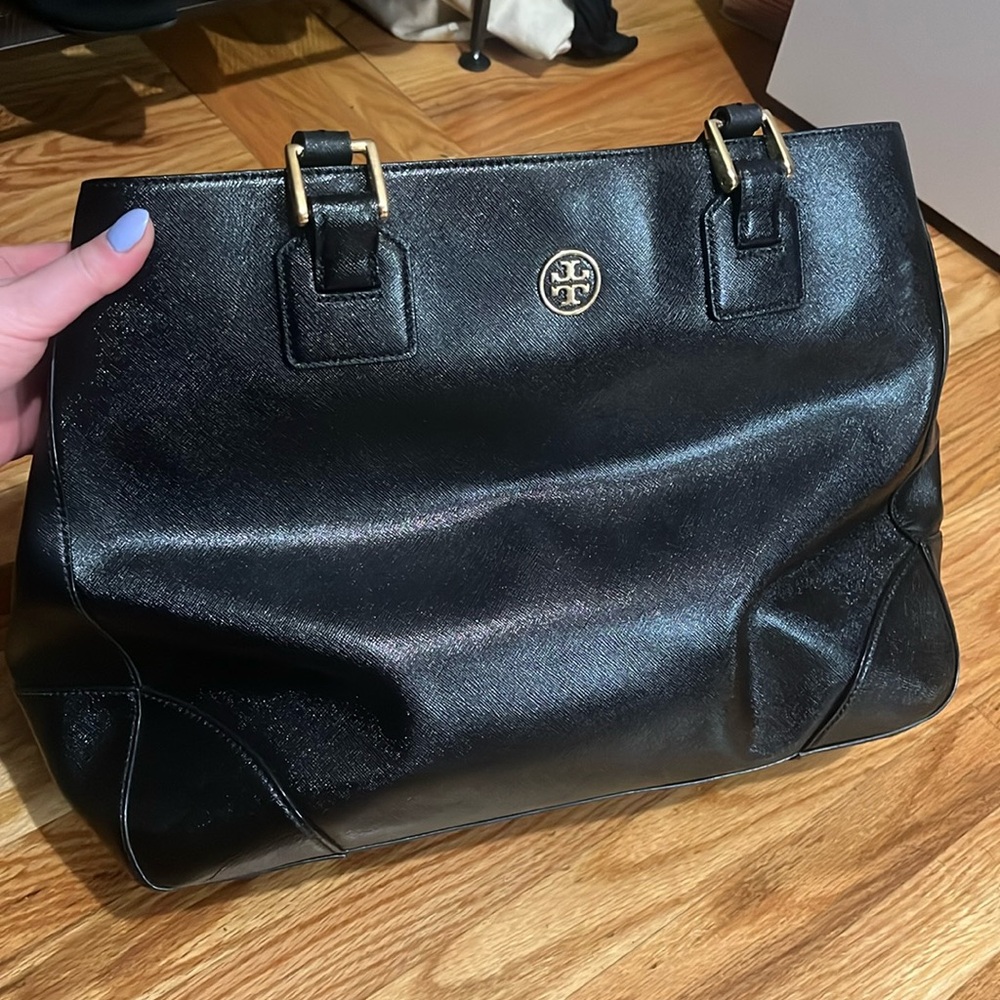Shape has relaxed a bit. No odor, no rubbing or damage on body or straps.